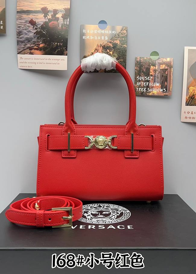 Versace Medusa 95 Tote Red Bag Size 18x8x11cm - 1