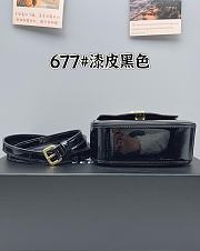 Versace Medusa Leather Black Bag Size 12x16x8cm - 3