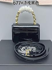 Versace Medusa Leather Black Bag Size 12x16x8cm - 2