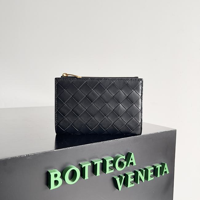 Bottega Veneta Large Hop Black Bag Size 14x9x2CM - 1
