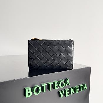 Bottega Veneta Large Hop Black Bag Size 14x9x2CM