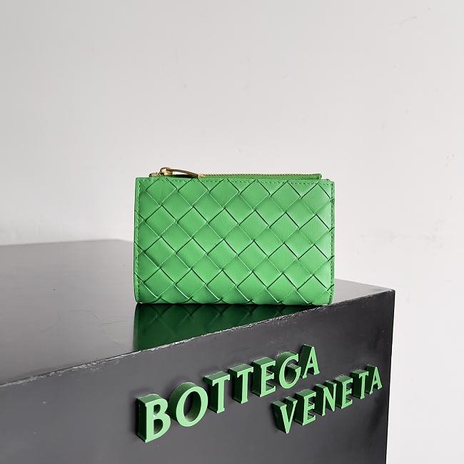 Bottega Veneta Large Hop Green Bag Size 14x9x2CM - 1