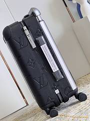 LV Black Embossed Trolley Size 35x23x53cm - 6