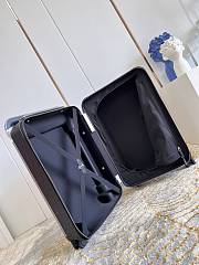 LV Black Embossed Trolley Size 35x23x53cm - 5