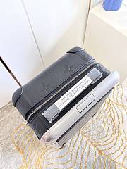LV Black Embossed Trolley Size 35x23x53cm - 2