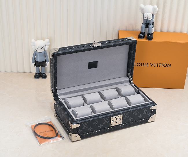 LV Coffret 8 Montres Watch Chest M4704B Size 35x20x13cm - 1