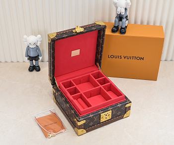 LV Coffret Joaillerie Jewelry Chest Red Size 24x212x24cm
