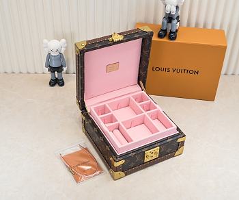 LV Coffret Joaillerie Jewelry Chest Pink Size 24x212x24cm