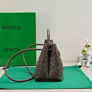 Bottega Veneta Andiamo Intrecciato Brown Size 29x18x10cm - 5