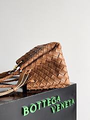 Bottega Veneta Andiamo Parachute Brown Size 21x17x16.5cm - 6