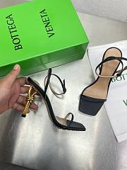 Bottega Veneta Ankle Strap Sandals Leather Black 85mm - 4