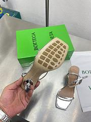 Bottega Veneta Ankle Strap Sandals Silver 85mm - 6
