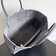 Bottega Veneta Arco Intrecciato Leather Tote Grey Bag 38x10x28CM - 3