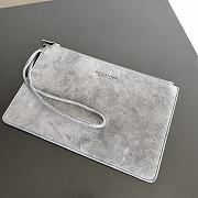 Bottega Veneta Arco Intrecciato Leather Tote Grey Bag 38x10x28CM - 2