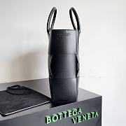 Bottega Veneta Arco Intrecciato Leather Tote Black Bag 38x10x28CM - 6