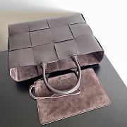 Bottega Veneta Arco Intrecciato Leather Tote Brown Bag 38x10x28CM - 5
