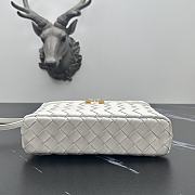 Bottega Veneta Bang Bang Vanity Case White Size 22×12×5cm - 5