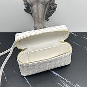 Bottega Veneta Bang Bang Vanity Case White Size 22×12×5cm - 4