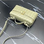 Bottega Veneta Bang Bang Vanity Case Pistachio Size 22×12×5cm - 6