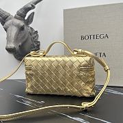 Bottega Veneta Bang Bang Vanity Case Gold Size 22×12×5cm - 2