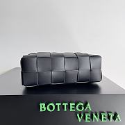 Bottega Veneta Brick Cassette Black Bag Size 24x14x10CM - 3