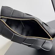 Bottega Veneta Brick Cassette Black Bag Size 24x14x10CM - 6
