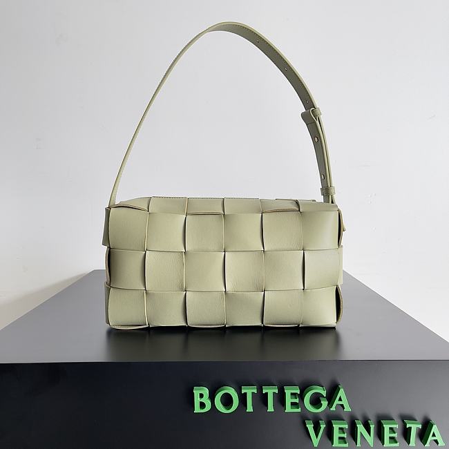 Bottega Veneta Brick Cassette Pistachio Bag Size 24x14x10CM - 1