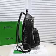 Bottega Veneta Black Backpack in Intrecciato Size 32x43cm - 3