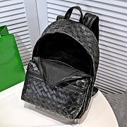Bottega Veneta Black Backpack in Intrecciato Size 32x43cm - 6