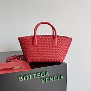 Bottega Veneta Cabat Red Bag Size 22x7x16CM - 6