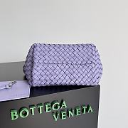 Bottega Veneta Cabat Purple Bag Size 22x7x16CM - 5