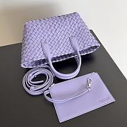 Bottega Veneta Cabat Purple Bag Size 22x7x16CM - 2