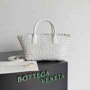Bottega Veneta Cabat White Bag Size 22x7x16CM - 4