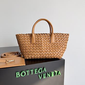 Bottega Veneta Cabat Orange Bag Size 22x7x16CM
