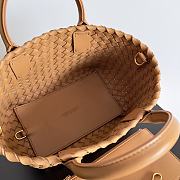 Bottega Veneta Cabat Orange Bag Size 22x7x16CM - 6