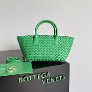 Bottega Veneta Cabat Green Bag Size 22x7x16CM - 6