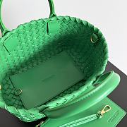 Bottega Veneta Cabat Green Bag Size 22x7x16CM - 4