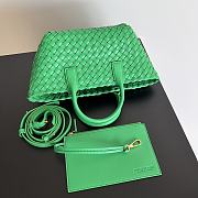 Bottega Veneta Cabat Green Bag Size 22x7x16CM - 2