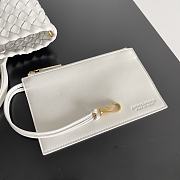 Bottega Veneta Cabat White Heart Bag Size 22x7x16CM - 4