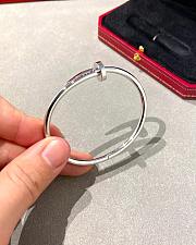 Catier Juste Un Clou Bracelet White Gold 3.5 mm - 6
