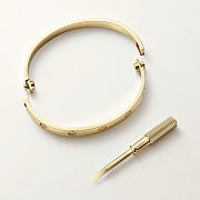 Catier Love Bracelet Yellow Gold 6.1 mm - 3