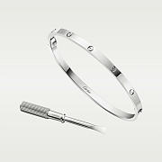 Catier Love Bracelet Small Model White Gold 3.65 mm - 5