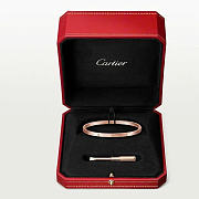 Catier Love Bracelet Small Model Rose Gold 3.65 mm - 6