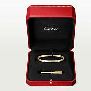 Catier Love Bracelet Small Model 10 Diamonds Yellow Gold 3.65 mm - 2