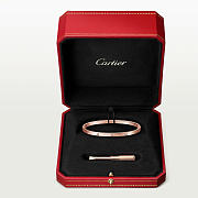 Catier Love Bracelet Small Model 10 Diamonds Rose Gold 3.65 mm - 2