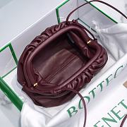 Bottega Veneta Cavatelli Clutch Burgundy Size 23x13x8cm - 3