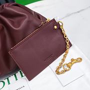 Bottega Veneta Chain Pouch Burgundy Size 38x20x8.5cm - 5