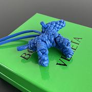 Bottega Veneta Dog Charm Blue Size 8x7x2cm - 3