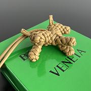Bottega Veneta Dog Charm Yellow Size 8x7x2cm - 6