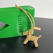 Bottega Veneta Dog Charm Yellow Size 8x7x2cm - 4